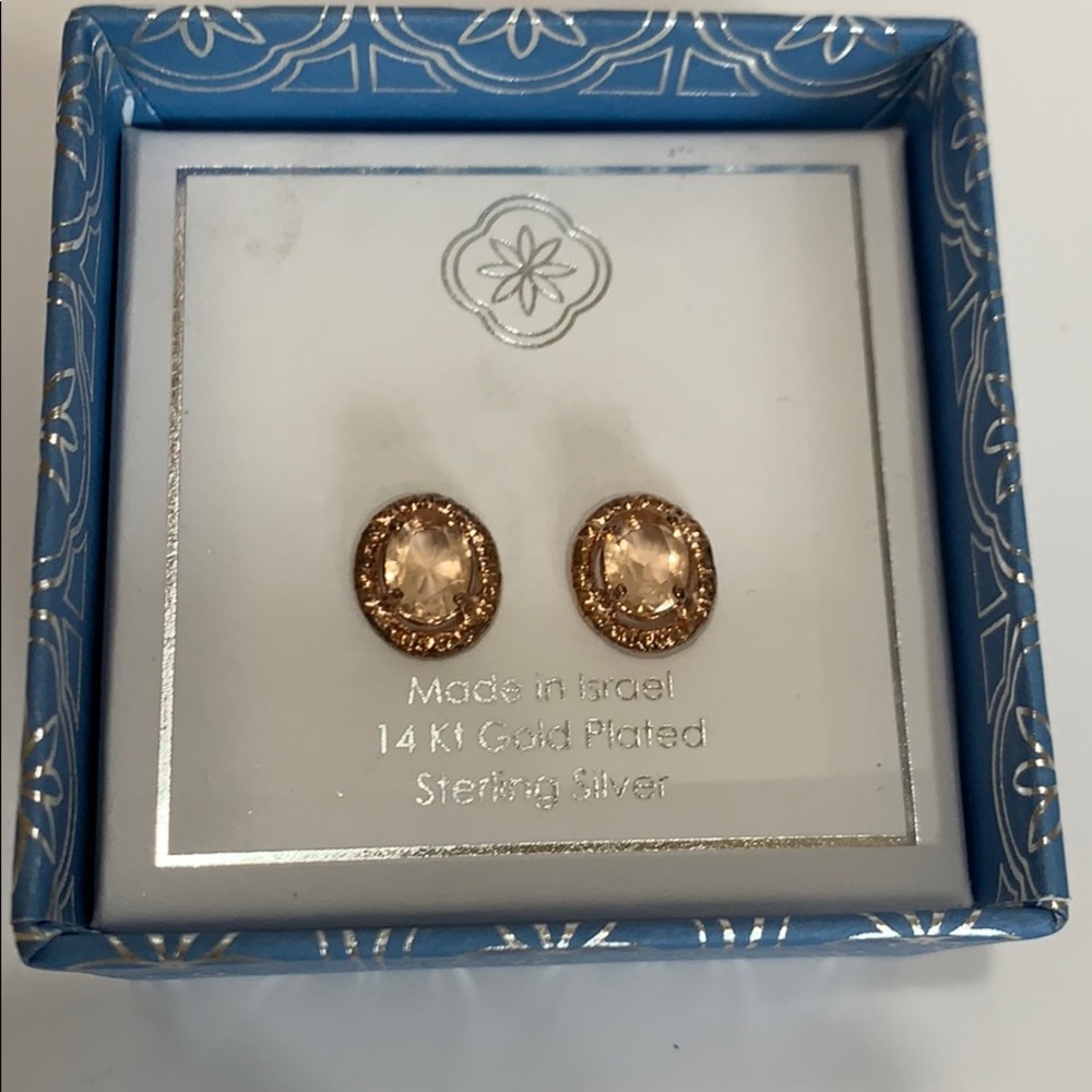 Sterling Silver Gold Plated earrings